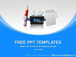 课件教育PPT模板下载（4:3）