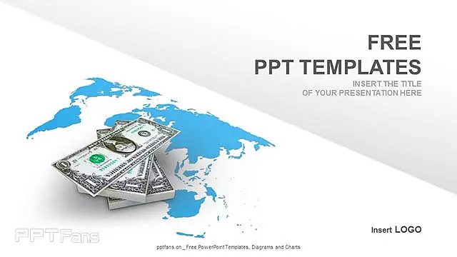 金融贸易PPT模板_预览图1