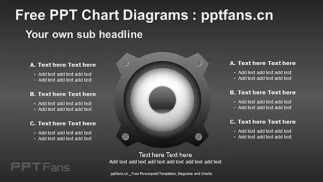 一個(gè)音響喇叭的PPT圖示_預(yù)覽圖5