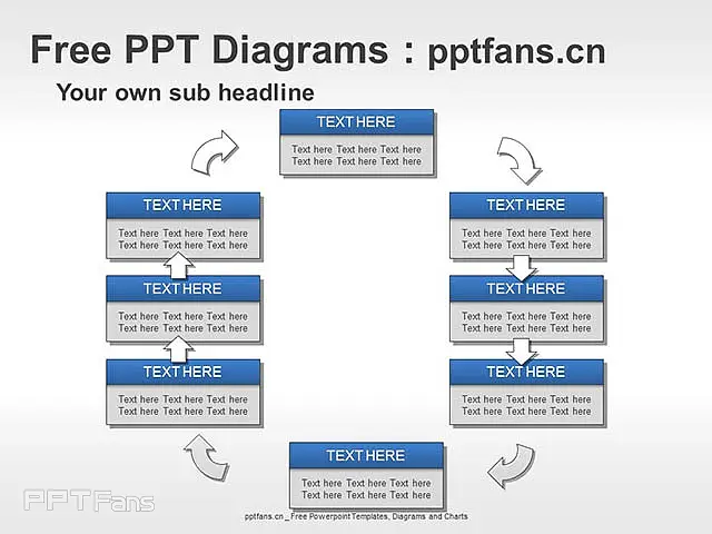 闭环PPT模板_预览图1