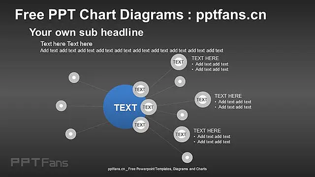 總分關系點狀發(fā)散PPT模板_預覽圖5