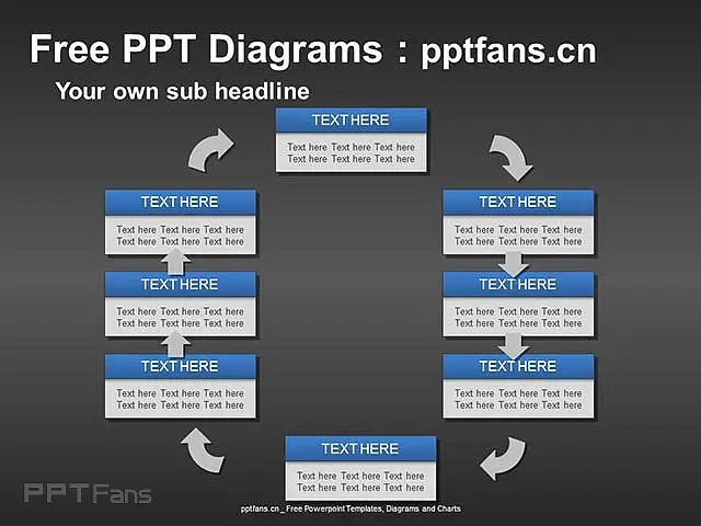 闭环PPT模板_预览图2