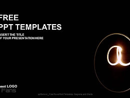 黑色商务PPT模板