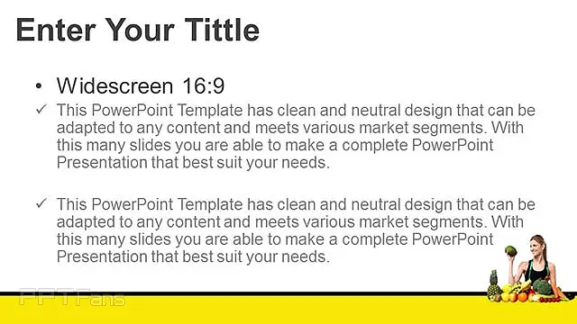 營養(yǎng)飲食 水果 PPT模板下載_預覽圖2