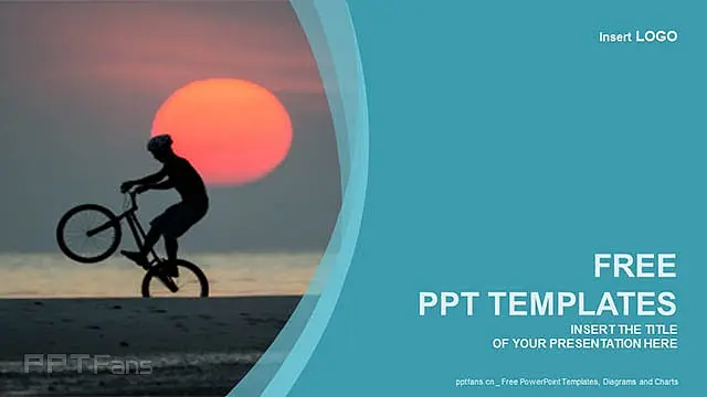 自行车运动PPT_预览图1