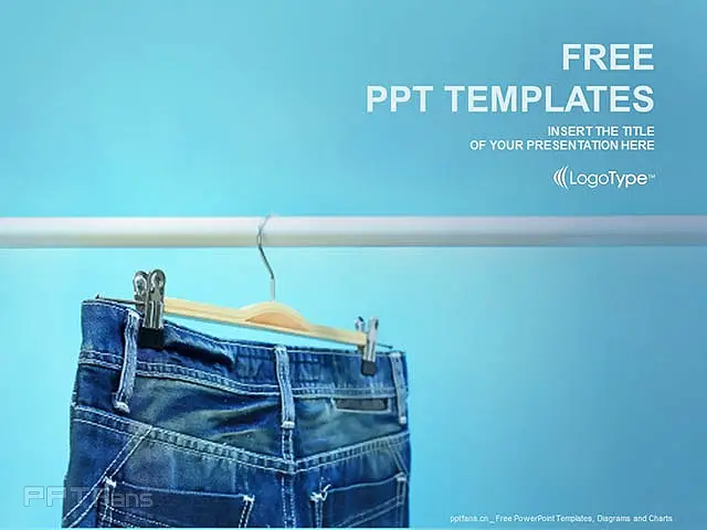 服装牛仔裤PPT_预览图5
