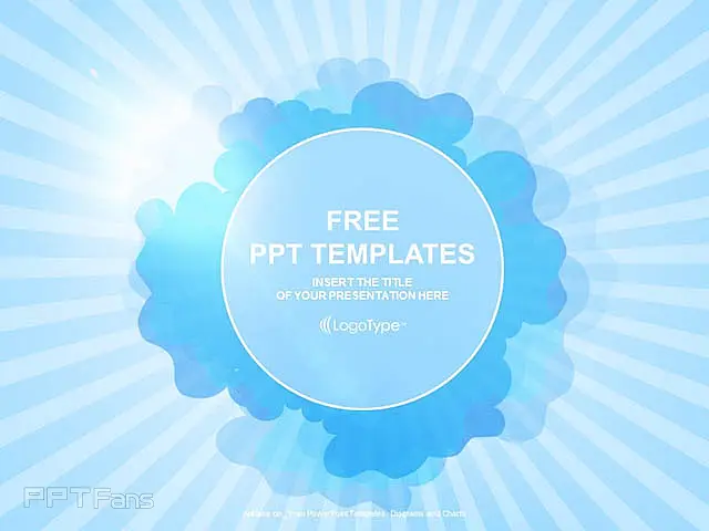 蓝天小清新PPT_预览图4