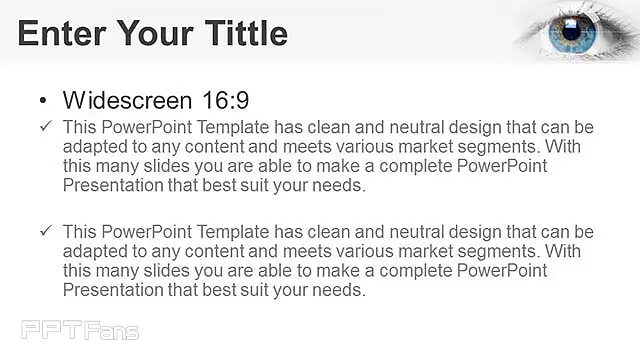 眼部視野PPT模板_預覽圖2