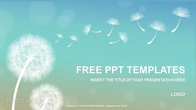小清新通用PPT模板_預覽圖1