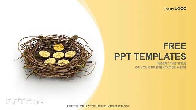 金融理财行业/金鸡蛋PPT模板下载_预览图1