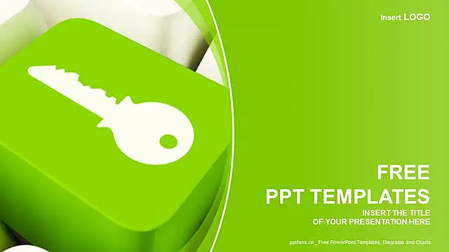 钥匙按钮PPT模板下载_预览图4