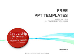 领导企业PPT模板下载