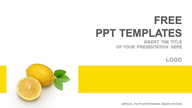 新鲜的柠檬介绍PPT模板下载_预览图4