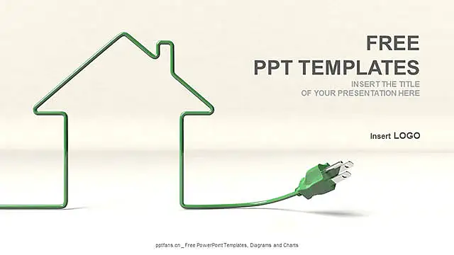房屋电线PPT模板_预览图4