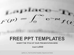 微积分PPT模板下载