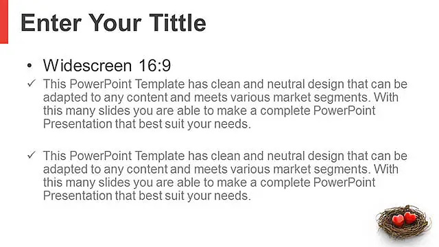愛(ài)的心巢PPT模板下載_預(yù)覽圖5