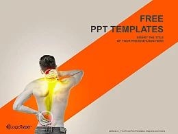 背部疾病PPT模板下载
