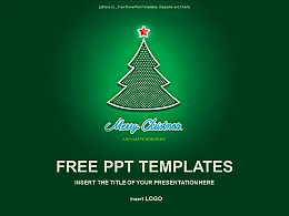 圣诞树PPT模板下载