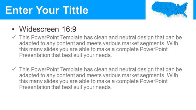 美國地圖PPT模板下載_預覽圖5