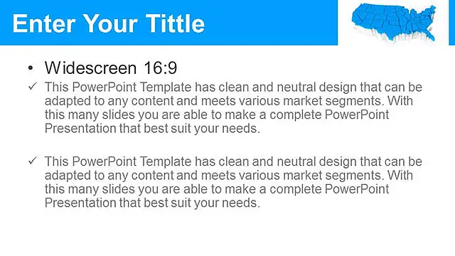 美國(guó)地圖PPT模板下載_預(yù)覽圖5