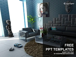 室内设计PPT模板下载