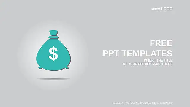 钱袋图标PPT模板下载_预览图4