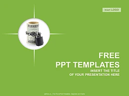 保险理财PPT模板下载