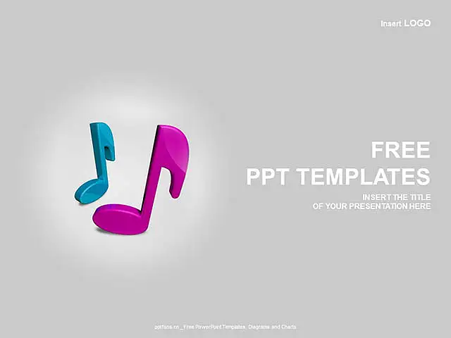 音符PPT模板下载_预览图1