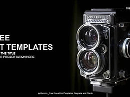 旧相机PPT模板下载