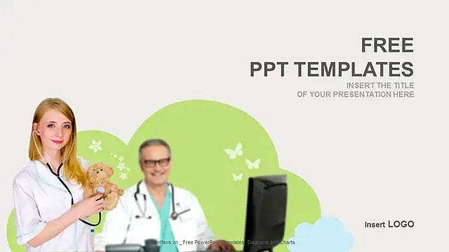 儿童医院PPT模板下载_预览图4