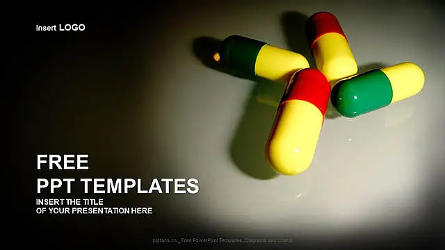 彩色胶囊PPT模板下载_预览图4