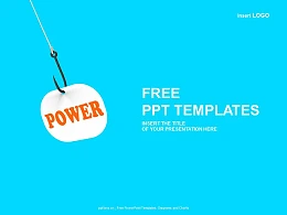 鱼钩PPT模板下载