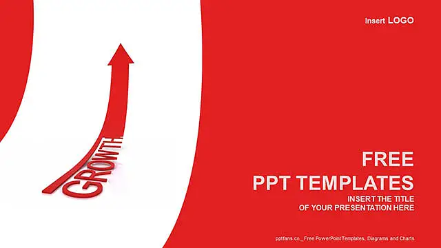 表示利润增长的红色箭头PPT_预览图4