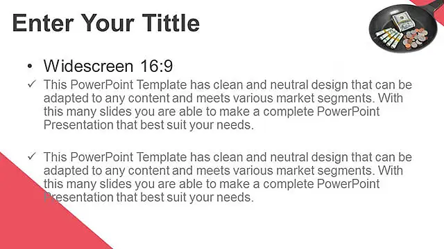平底鍋錢幣PPT模板下載_預覽圖5