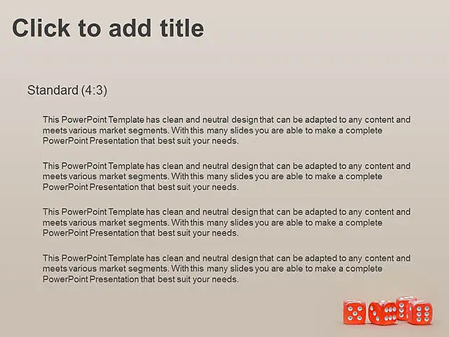 紅色骰子PPT模板下載_預(yù)覽圖2