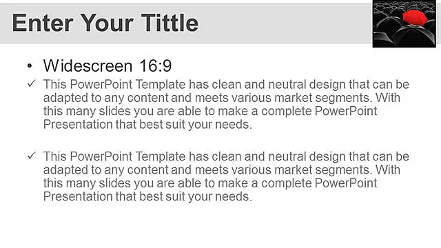 黑傘中的紅傘PPT模板下載_預(yù)覽圖5