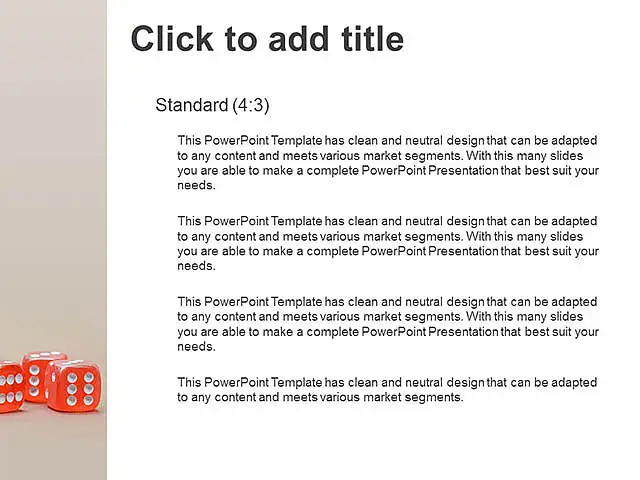 紅色骰子PPT模板下載_預(yù)覽圖3