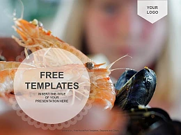 美味海鲜PPT模板下载