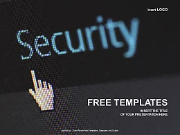 网络安全PPT模板下载