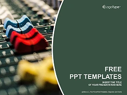 调音台PPT模板下载