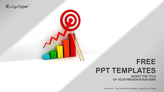梯子和靶子PPT模板下载_预览图5