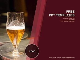 酒吧介绍PPT模板下载