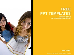 青少年读书PPT模板下载