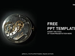 时钟PPT模板下载