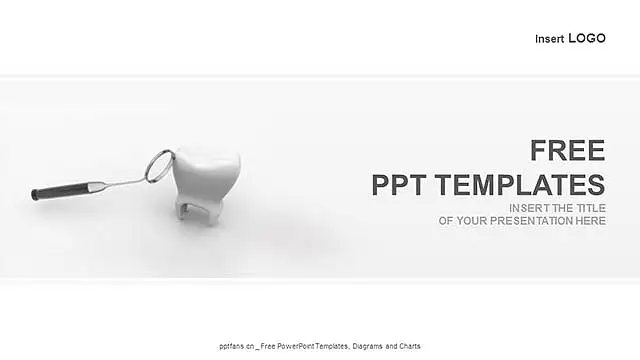 牙齿和口腔镜PPT模板下载_预览图4