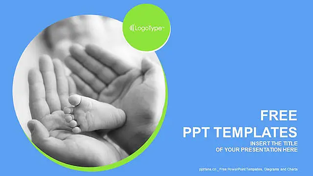 抚摸宝宝的小脚PPT模板下载_预览图4
