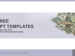 美元纸币PPT模板下载
