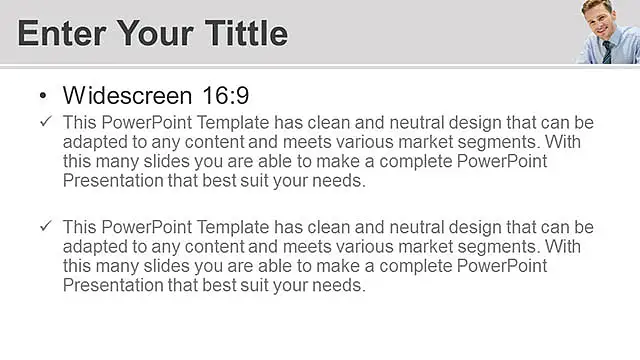 微笑的商人PPT模板下載_預覽圖5