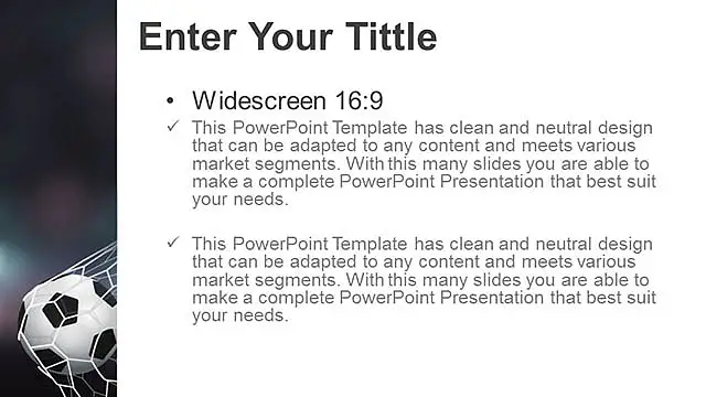 进入网中的足球PPT模板下载_预览图5