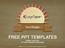 木质纹理PPT模板下载